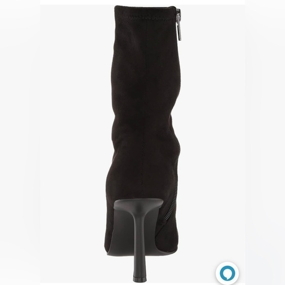 STEVE MADDEN VAKAY STRETCH ZIPPER MID CALF BOOTS NEW - Picture 4 of 9